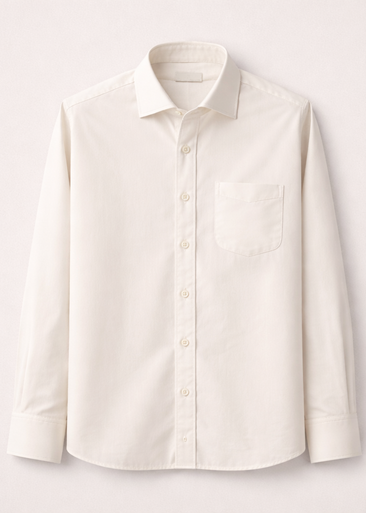 Belmont Tailored Shirt – Ivory