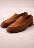 Astor Penny Loafer – Tobacco Suede