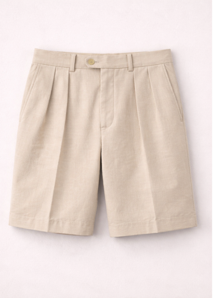 Windsor Tailored Shorts – Sand