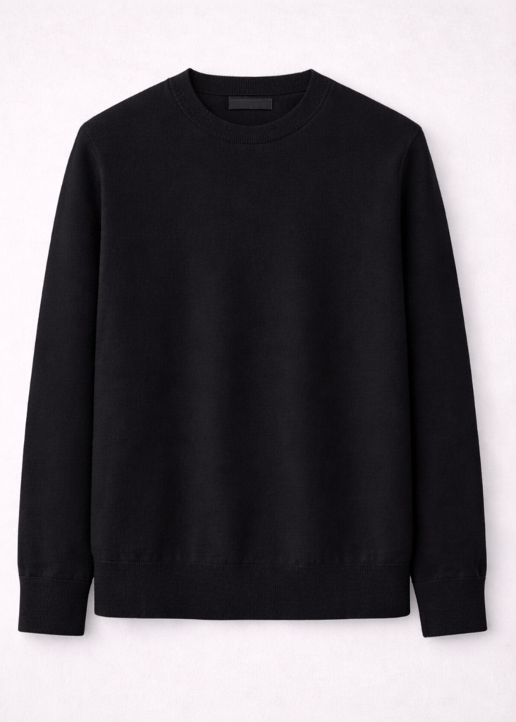 Aldridge Merino Sweater – Black