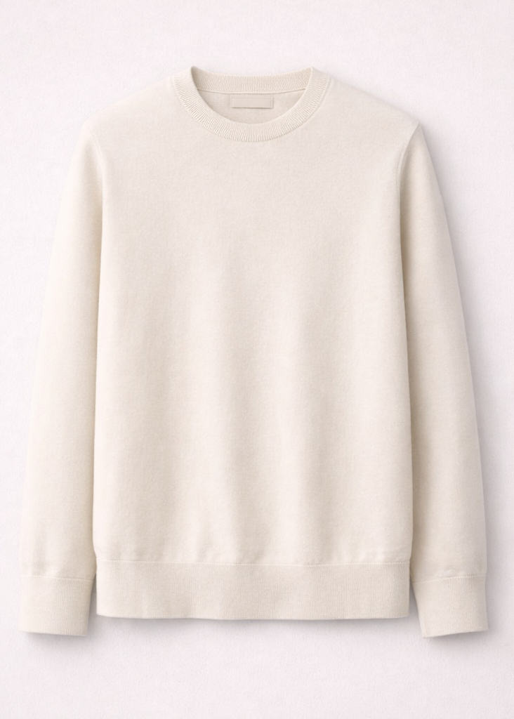 Aldridge Merino Sweater – Cream